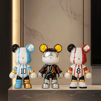 Broke Bear's Piggy Bank: Kickin' It with a Football-Obsessed Money-Saving Sculpted Buddy!