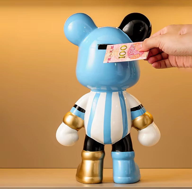 Beary Funny Coin Cubbie: The Ultimate Touchdown Sculpture for Your Wallet’s Safety!